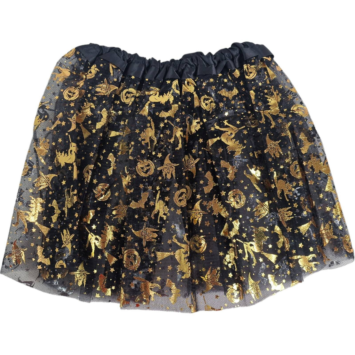 PRZEBRANIE DLA DZIECI HALLOWEEN STRÓJ WIEDŹMY DYNIA OPASKA + SPÓDNICZKA 2W1