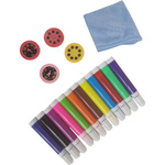 TABLICA DO RYSOWANIA PROJEKTOR STOLIK ŚWIATŁO DŹWIĘK 32 OBRAZKI BIURKO AKC