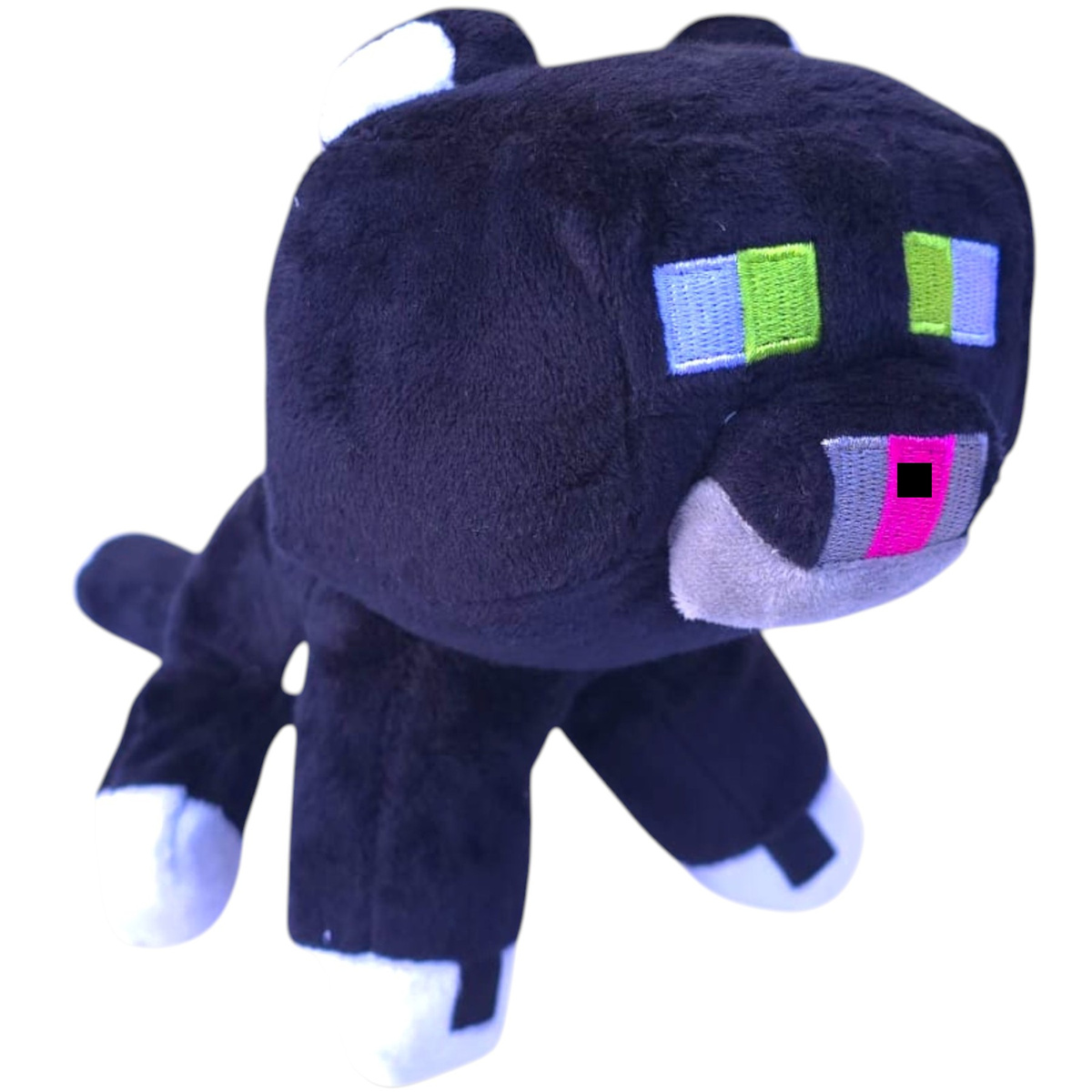 MINECRAFT KOT CZARNY PLUSZOWA MASKOTKA PLUSZAK POSTAĆ Z GRY PRZYTULANKA