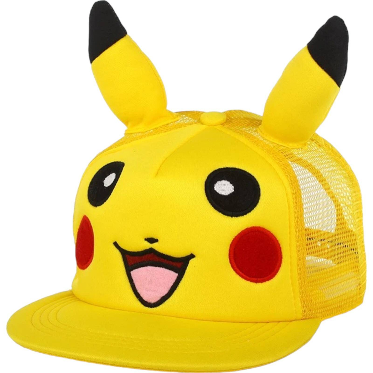 CZAPKA Z DASZKIEM POKEMON PIKACHU DUŻE USZY REGULOWANA DLA DZIECI FULL CAP