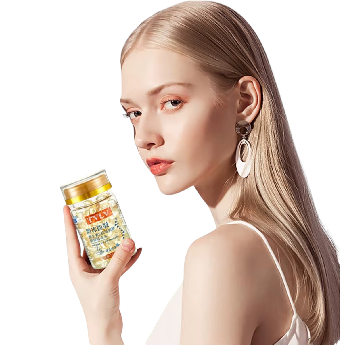 TVLV WITAMINOWE SERUM NAWILŻAJĄCE PRZECIWZMARSZCZKOWE W KAPSUŁKACH 40szt. 