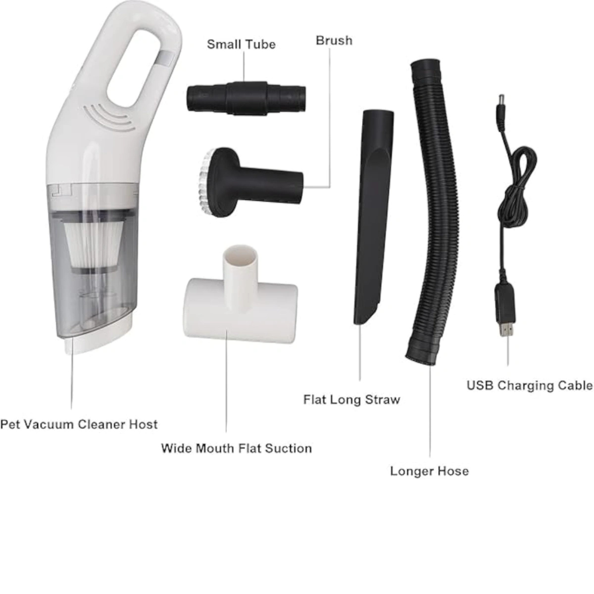 Odkurzacz pionowy bezprzewodowy do domu i samochodu 120W – lekki, poręczny