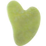 ZESTAW MASAŻER ROLLER KAMIEŃ JADEITOWY DO TWARZY + GUA SHA NATURALNY KAMIEŃ