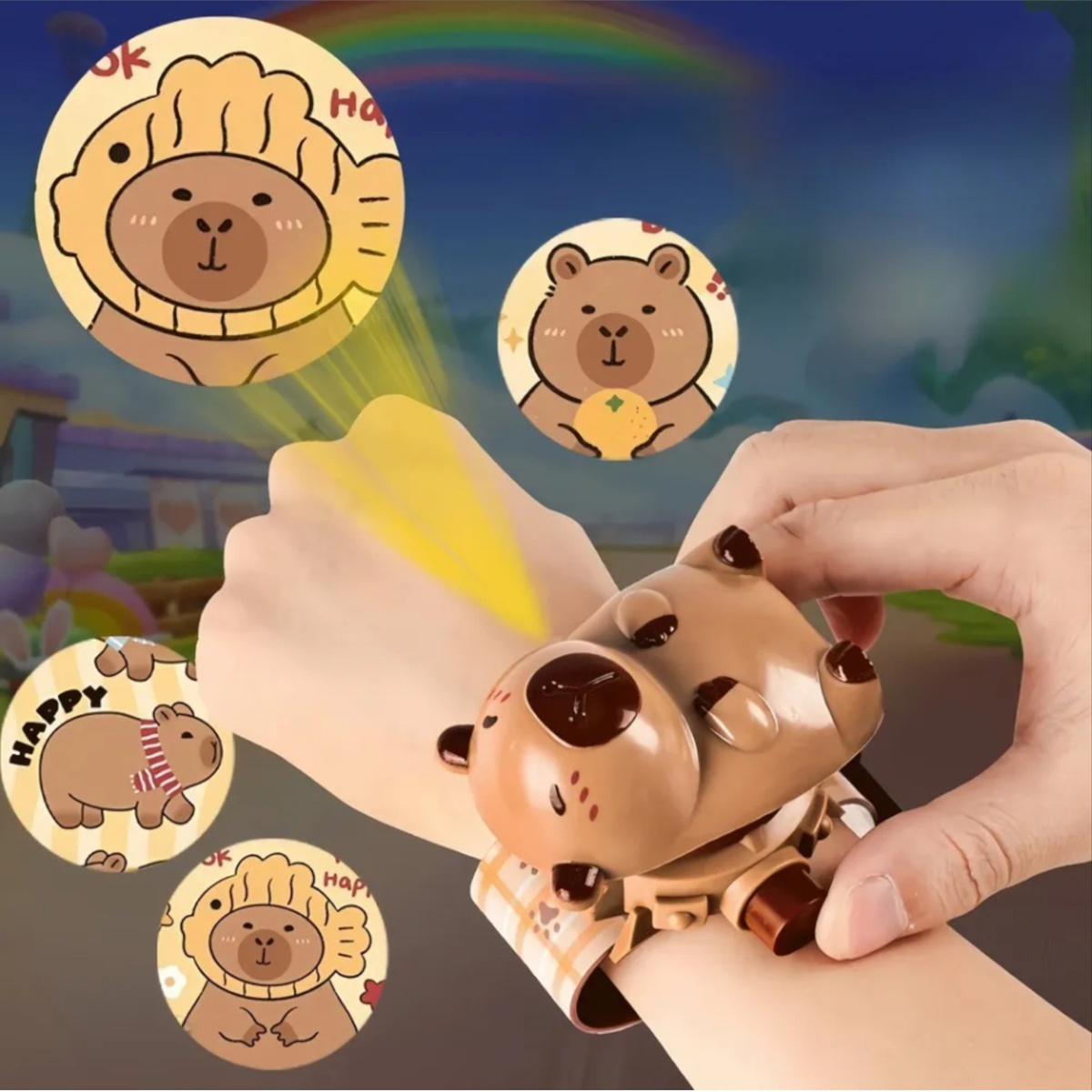 Zegarek z projektorem 3D - KAPIBARA