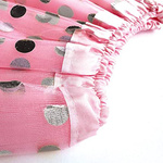 Tiulowa Spódniczka Różowa w Kropki 32cm