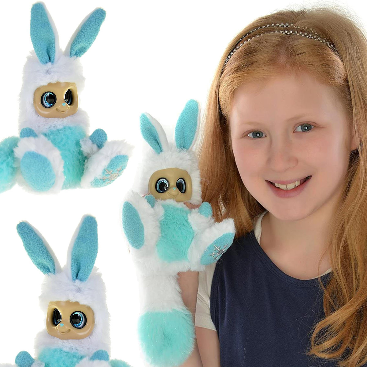 BUSH BABY SNOWIE ŚNIEŻYNKA LUMI MASKOTKA LALKA KRÓLICZEK