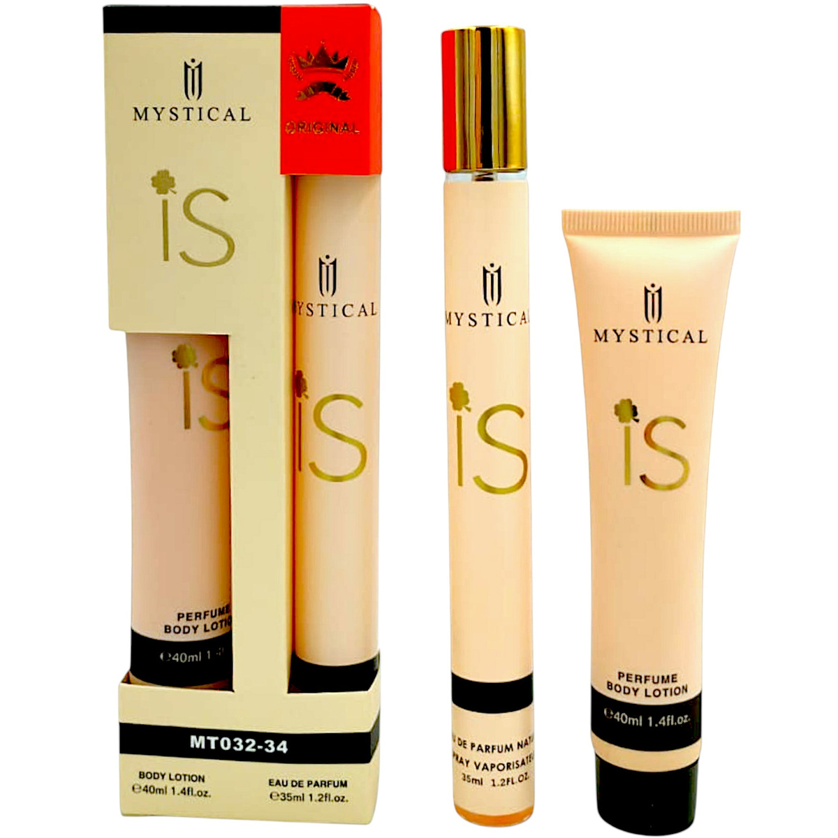 MINI ZESTAW DLA KOBIET BALSAM DO CIAŁA 40ml + PERFUMETKA 35ml IS PREZENT