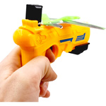 PISTOLET WYRZUTNIA SAMOLOTÓW DUŻY ZASIĘG 4 SAMOLOTY ZESTAW RZUTKA SZYBOWIEC