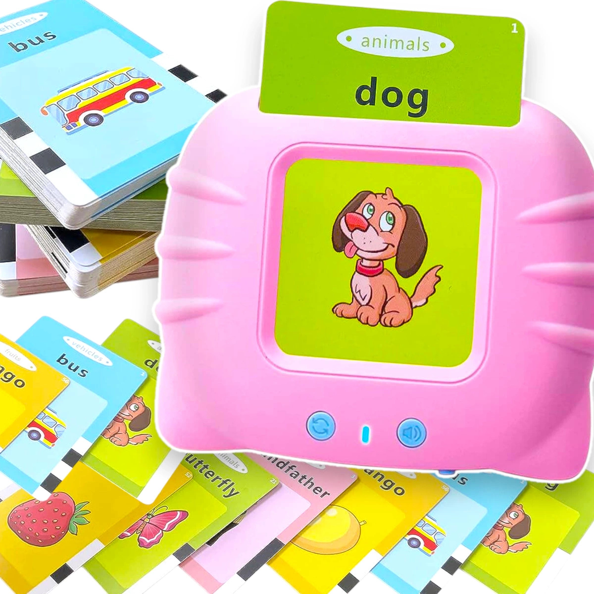 CZYTNIK KART DO NAUKI ANGIELSKIEGO 224 SŁÓWKA EDU DLA DZIECI 224 SŁÓWKA 