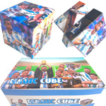 KOSTKA LOGICZNA DO UKŁADANIA 3x3x3 UKŁADANKA EDUKACYJNA Z PIŁKARZAMI 