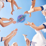 KOSMOKULAA LATAJĄCA KULA UFO PIŁKA ŚWIECĄCA STEROWANA RĘKĄ DRON NA PREZENT