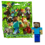 MINECRAFT SASZETKA NIESPODZIANKA 3 KARTY KOLEKCJONERSKIE + FIGURKA Z GRY