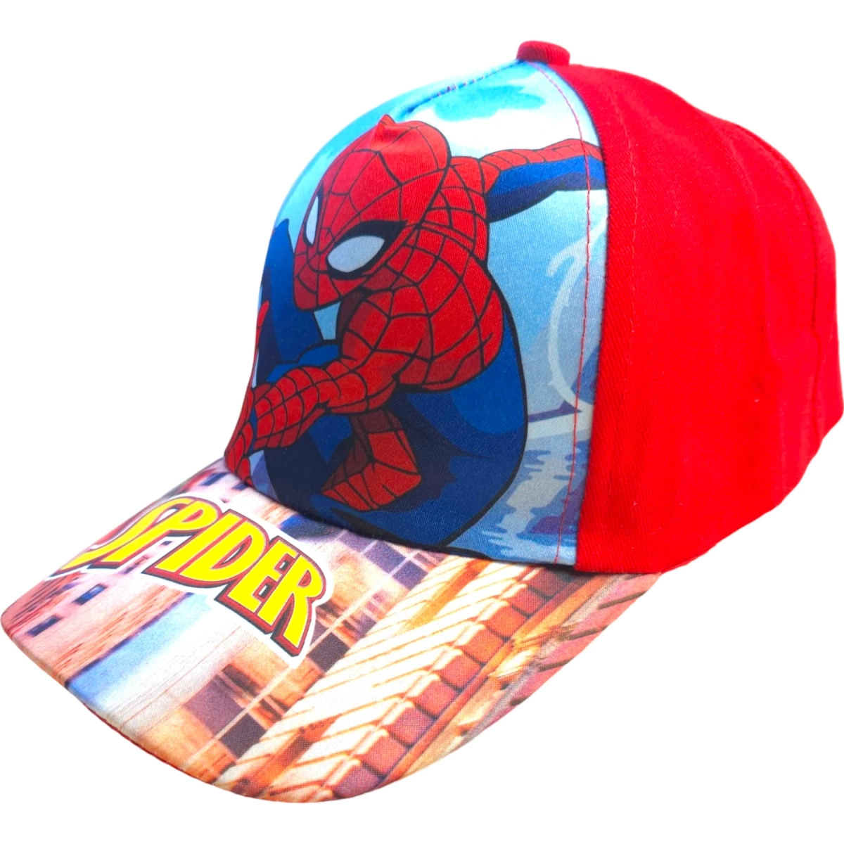CZAPKA Z DASZKIEM DLA DZIECI SPIDERMAN BEJSBOLÓWKA LETNIA DZIECIĘCA 4-8 LAT