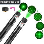 MOCNY WSKAŹNIK LASEROWY LASER POINTER ZIELONY AKU + ŁADOWARKA I NAKŁADKA