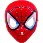 MASKA SPIDERMAN ŚWIECĄCA DLA DZIECI ŚWIECI PRZEBRANIE NA BAL KOSTIUM LED