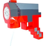 MINECRAFT PISTOLET DO BANIEK MYDLANYCH BAŃKI MYDLANE WYRZUTNIA + PŁYN PIXEL