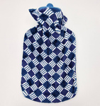 TERMOFOR GUMOWY W PLUSZOWYM POKROWCU ROZGRZEWACZ CIEPŁY MIŁY 2 LITRY WODY