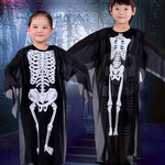 PRZEBRANIE NA HALLOWEEN STRÓJ KOŚCIOTRUP TRUP SZKIELET SZKIELETOR LUŹNY
