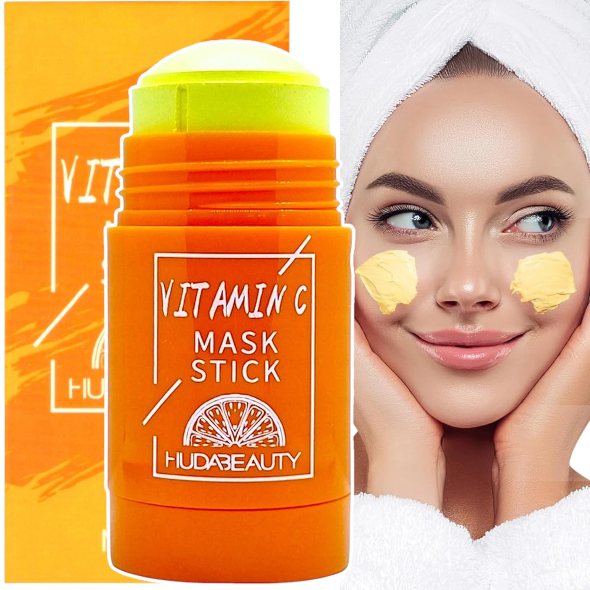 ROZŚWIETLAJĄCA MASECZKA W SZTYFCIE Z WITAMINĄ C ROZJAŚNIA WYRÓWNUJE KOLORYT