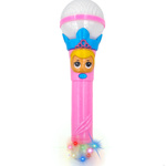 MIKROFON GRAJĄCY KSIĘŻNICZKA ŚPIEWA GRA ŚWIECI DO ŚPIEWANIA ZABAWKA 