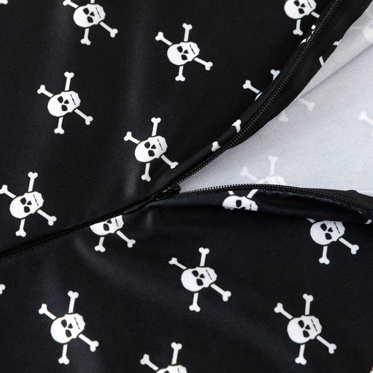 SUKIENKA WEDNESDAY ADDAMS PRZEBRANIE NA HALLOWEEN W CZASZKI KOSTIUM rozm S