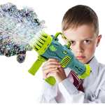 PISTOLET DO BANIEK MYDLANYCH AUTOMAT DINOZAUR MASZYNKA BAŃKI MYDLANE + PŁYN