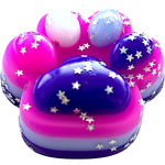 GNIOTEK ANTYSTRESOWY KOCIA ŁAPKA Z POSYPKĄ ZABAWKA SENSORYCZNA ANTYSTRESOWA