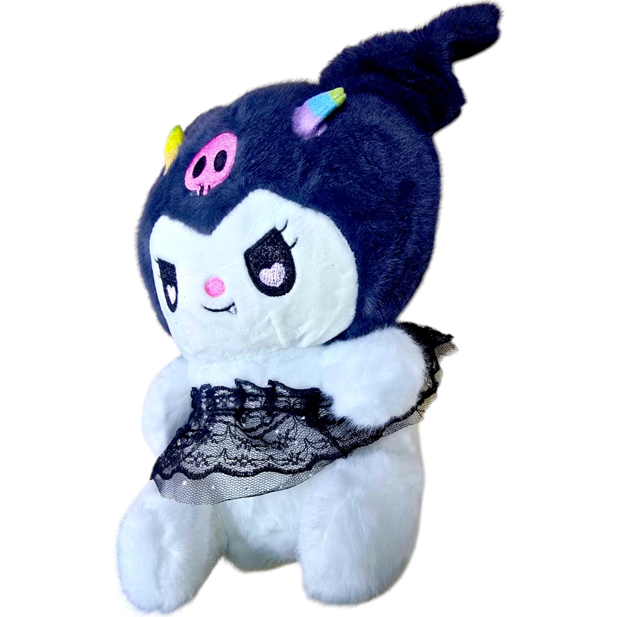 MASKOTKA KUROMI PLUSZOWA PRZYTULANKA MIĘKKI PLUSZAK DUŻY 30CM HELLO KITTY