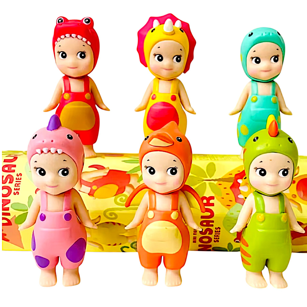 LALKA MINI FIGURKA KOLEKCJONERSKA SONNY ANGEL DINOZAURY LALECZKA NA TELEFON