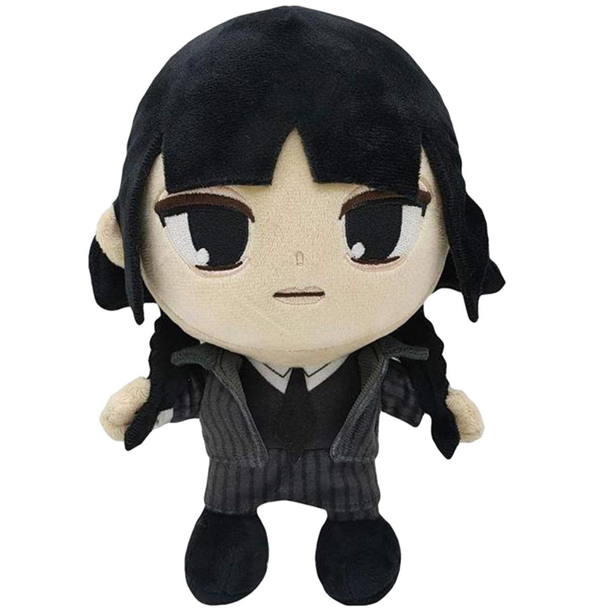 WEDNESDAY ADDAMS DUŻA PLUSZOWA MASKOTKA LALKA 24cm PLUSZOWA PRZYTULANKA