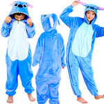 LILO STICH STRÓJ ONESIE KIGURUMI PIŻAMA GRUBY KOSTIUM NA IMPREZĘ PRZEBRANIE