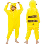 PIKACHU STRÓJ KOSTIUM PRZEBRANIE KIGURUMI PIDŻAMA DLA DZIECI rozmiar L 130