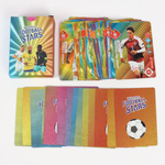 TĘCZOWE KARTY PIŁKARSKIE Z PIŁKARZAMI 55 SZTUK RAINBOW DLA FANÓW FUTBOLU