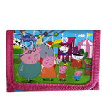 SUPER ZESTAW DLA DZIEWCZYNKI ZEGAREK + PORTFELIK ŚWINKA PEPPA EKO SKÓRA 2W1