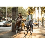 KOSZYK KOSZ NA ROWER ROWEROWY PRZEDNI WIESZANY CZARNY METALOWY 30CM