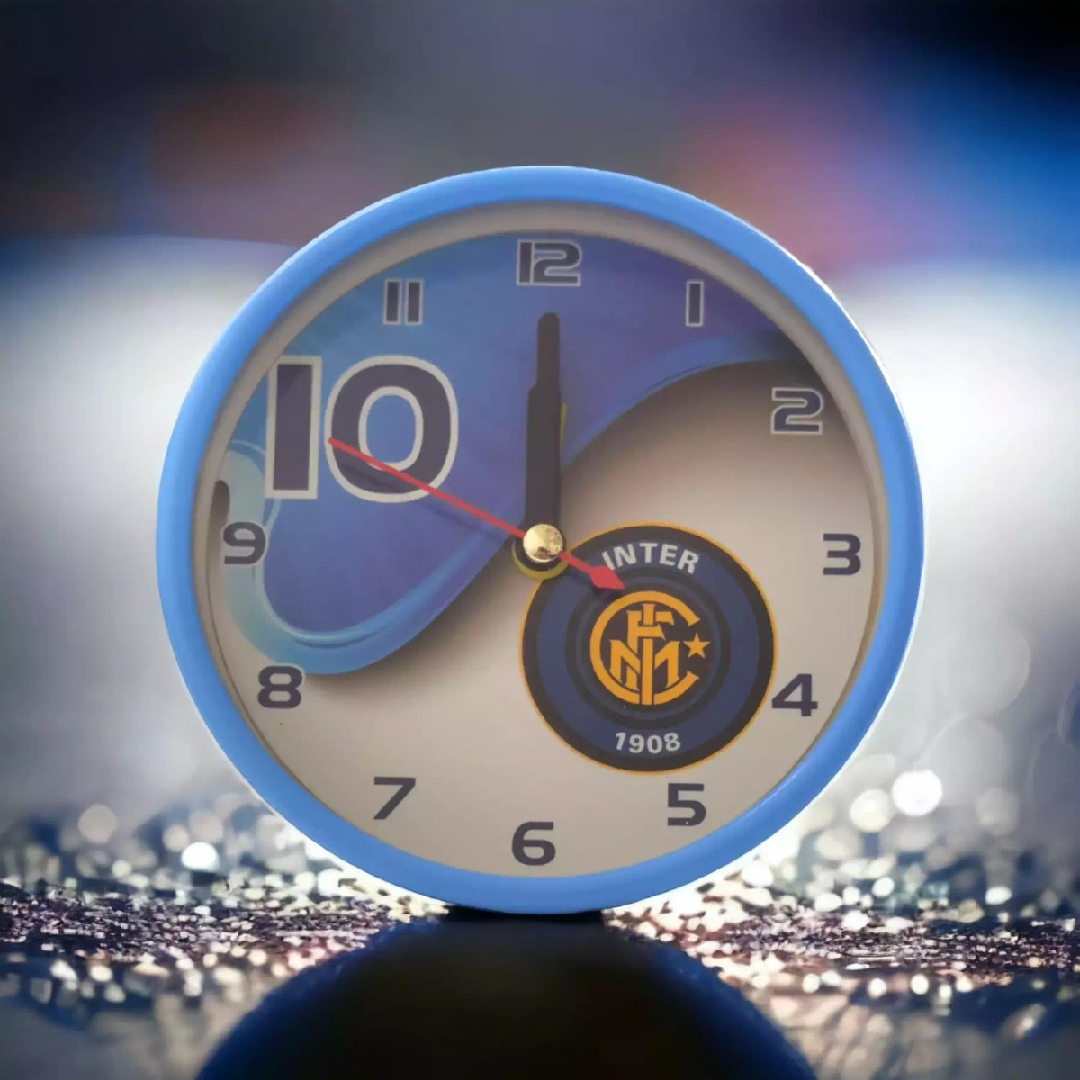 ZEGAREK KIBICA BUDZIK INTER MEDIOLAN DLA KIBICÓW FANÓW DRUŻYNY Z MEDIOLANU
