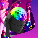 KULA DISCO PROJEKTOR RGB LED DYSKOTEKOWY REFLEKTOR NA IMPREZĘ LASER   PILOT