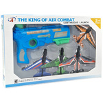 PISTOLET WYRZUTNIA SAMOLOTÓW AUTOMAT + 4 SAMOLOTY ZESTAW RZUTKA SZYBOWIEC