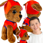 DUŻA MASKOTKA PSI PATROL ZUMA PRZYTULANKA PLUSZOWA BŁYSZCZĄCE OCZY PLUSZAK