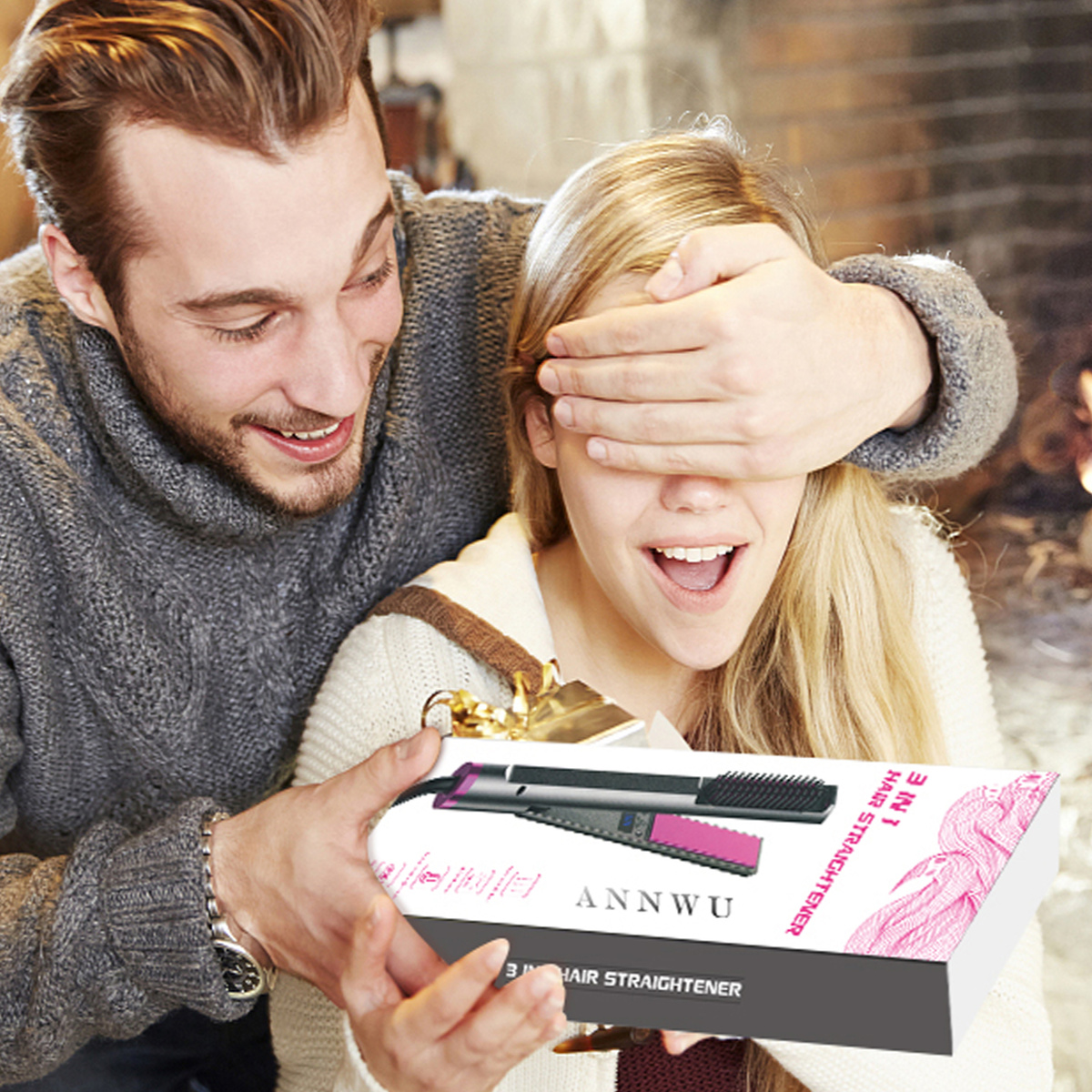  PROSTOWNICA 3W1 KRĘĆ I WYGŁADZAJ JEDNYM RUCHEM DELIKATNA DLA WŁOSÓW 60W