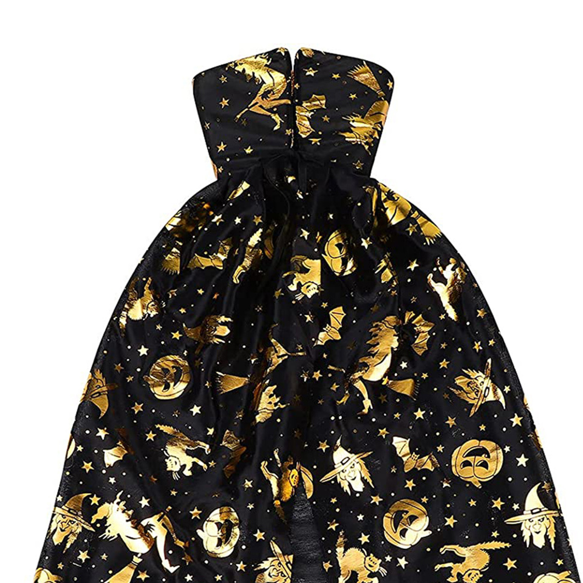 DŁUGA PELERYNA CZAROWNICY WIEDŹMY PRZEBRANIE NA HALLOWEEN KOSTIUM NA BAL