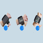 CIŚNIENIOMIERZ NADGARSTKOWY MÓWI ARYTMIA  ELEKTRONICZNY ETUI AKUMULATOR 