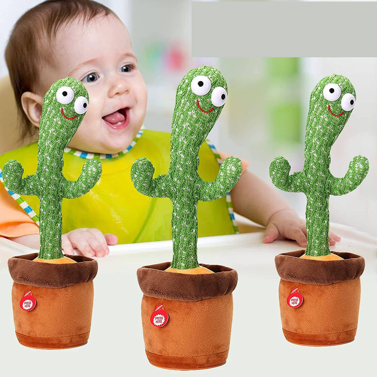 KAKTUS ŚPIEWAJĄCY TAŃCZĄCY POWTARZA MÓWI TAŃCZY POWTARZA ŚWIECI PIOSENKI