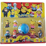 POKEMON ZESTAW FIGUREK 9 SZTUK FIGURKA NIESPODZIANKA KULA PIKACHU POKEBALL