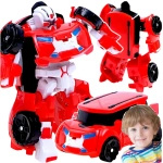 AUTO ROBOT TRANSFORMUJĄCY 2W1 SAMOCHÓD ROBOT POJAZD TRANSFORMUJE FIGURKA