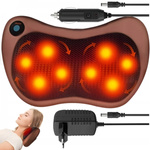 MASAŻER SHIATSU PODUSZKA MASUJĄCA DO CIAŁA KARKU STÓP ŁADOWARKA SAMOCHODOWA