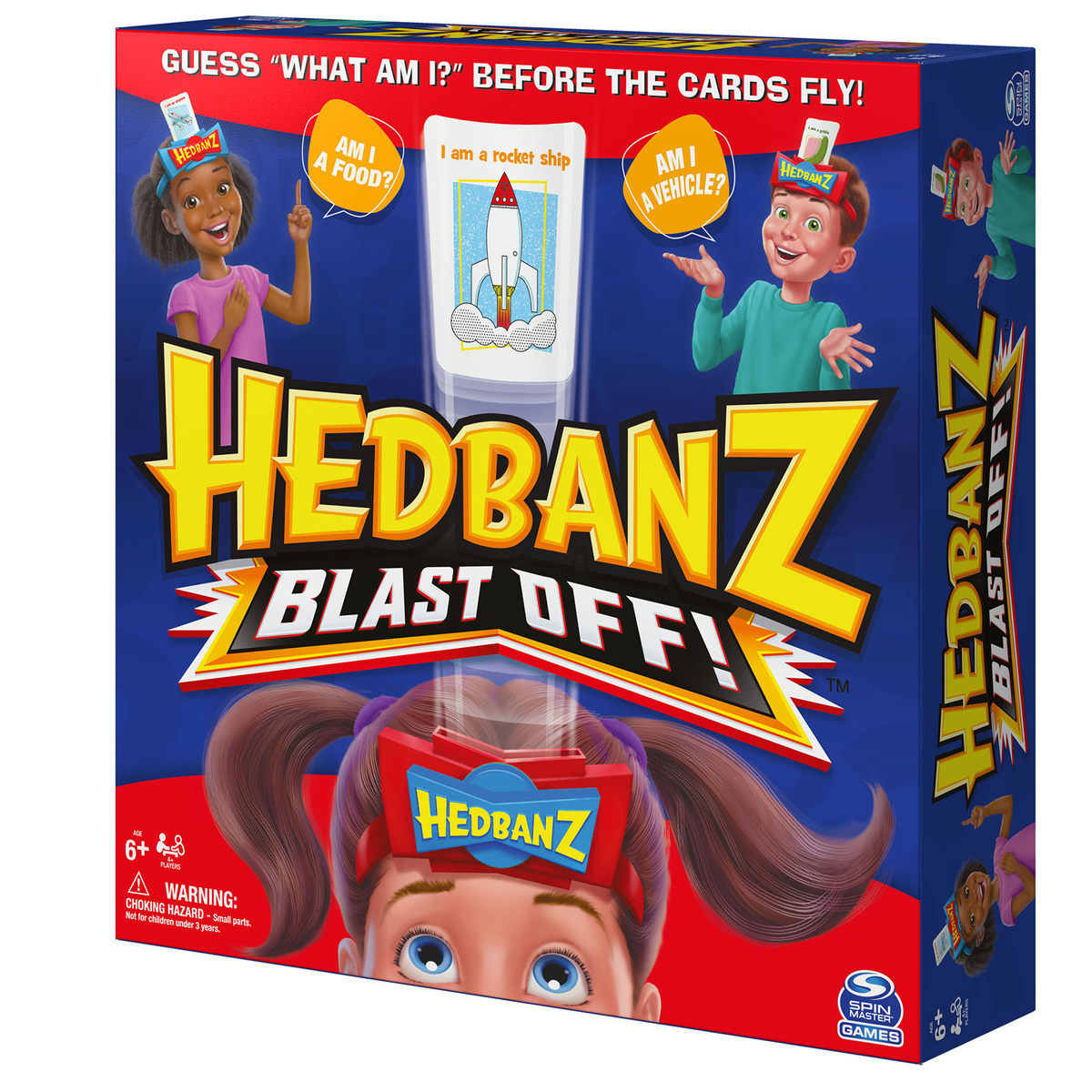GRA HEDBANZ BLAST OFF! KIM JESTEM? CZYM JESTEM? GRA FAMILIJNA RODZINNA  6+