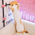 PODUSZKA PLUSZOWA MASKOTKA DŁUGI KOT ZAGŁÓWEK 70cm