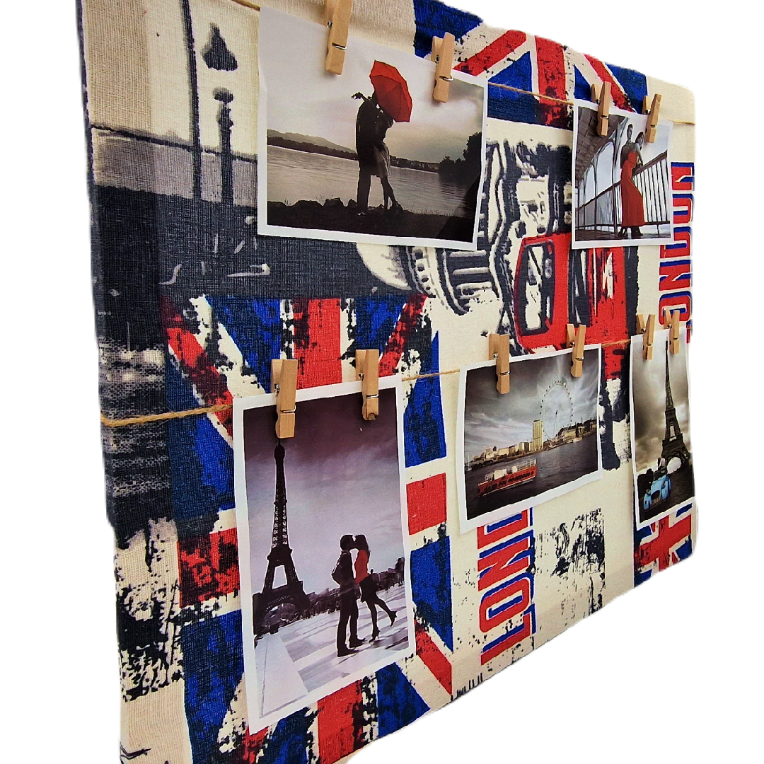 RAMKA NA 5 ZDJĘĆ MULTIFOTO KOLAŻ ANTYRAMA W STYLU URBAN MOTYW LONDYN PARYŻ