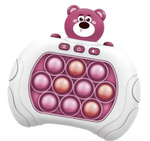 GRA POP IT FAST PUSH ANTYSTRESOWA ZRĘCZNOŚCIOWA BĄBELKI ELEKTRYCZNA KONSOLA